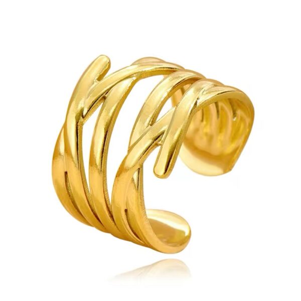 1655 Gold Plated Ring - Image 8