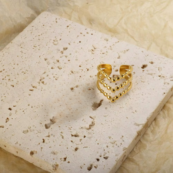1653 Gold Plated Ring - Image 5