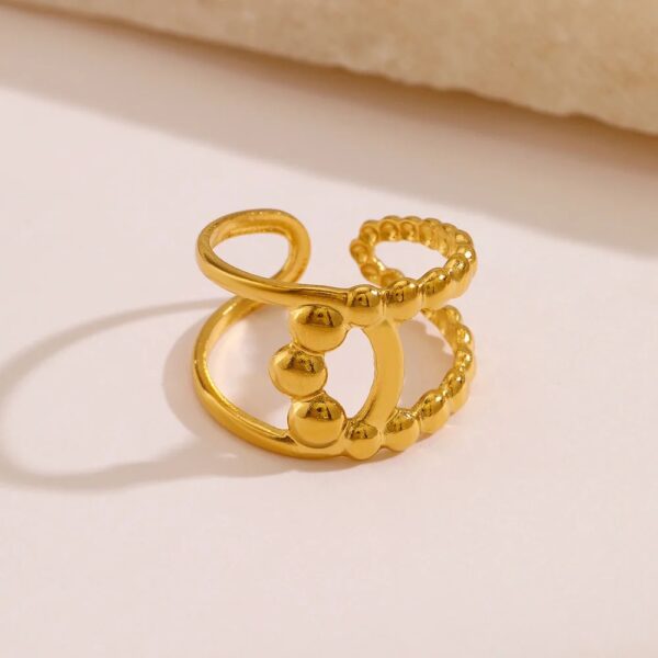 1657 Gold Plated Ring - Image 3