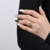 1664 Gold Plated Ring