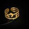 1664 Gold Plated Ring