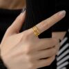 1664 Gold Plated Ring