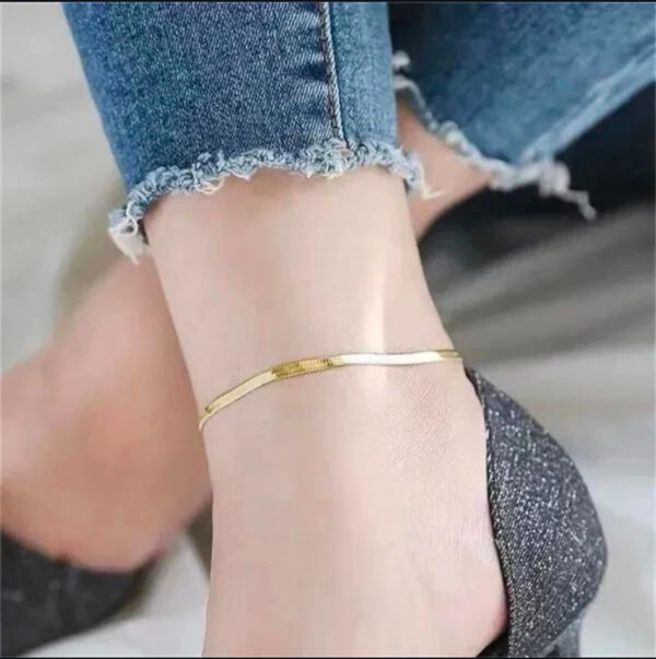 1599 Gold Plated Anklet - Image 7