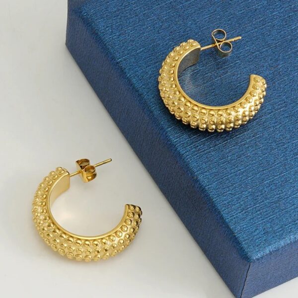 1730 Gold Plated Earrings - Image 2