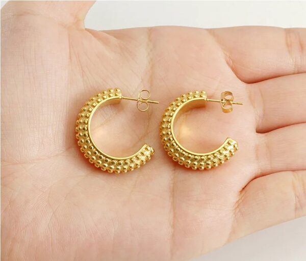 1730 Gold Plated Earrings - Image 5