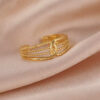 1717 Gold Plated Ring