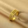 1717 Gold Plated Ring