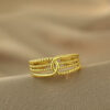 1717 Gold Plated Ring