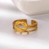 1719 Gold Plated Ring