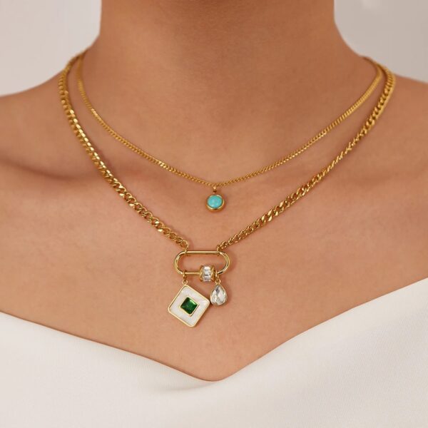 1720 Gold Plated Necklace - Image 2