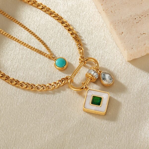 1720 Gold Plated Necklace - Image 6