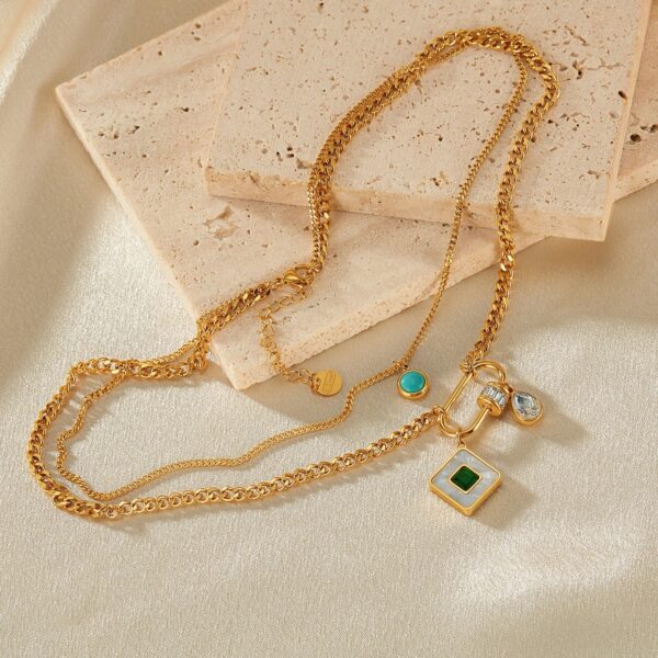 1720 Gold Plated Necklace - Image 5