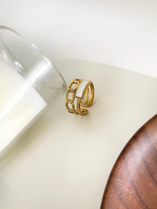 1725 Gold Plated Ring - Image 3