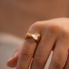1723 Gold Plated Ring