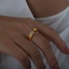 1724 Gold Plated Ring