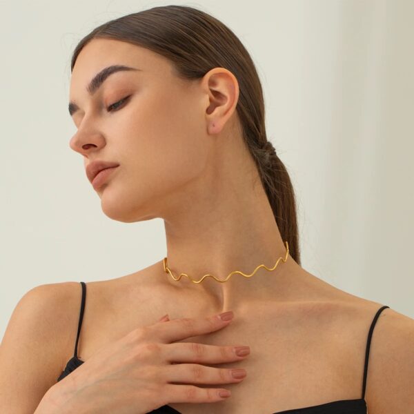 1727 Gold Plated Choker - Image 2