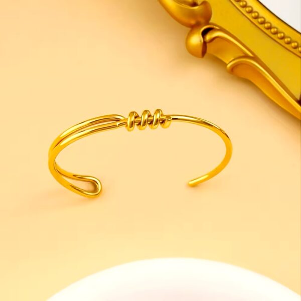 1668 Gold Plated Bangle - Image 6