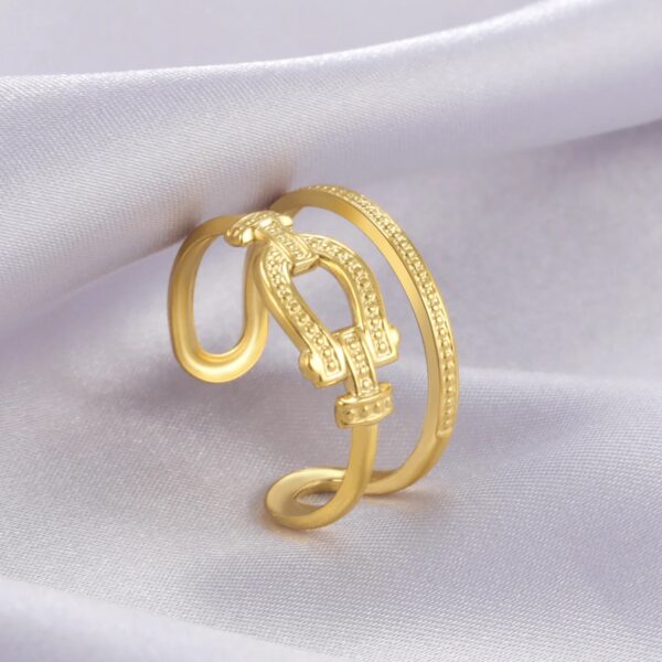 1665 Gold Plated Ring - Image 6