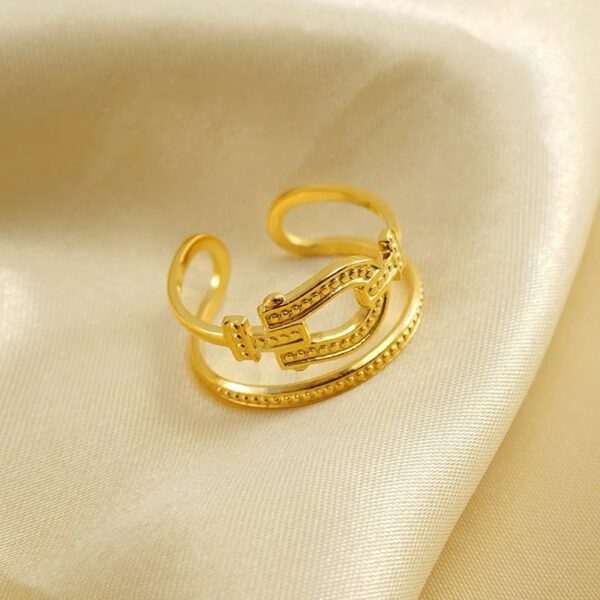 1665 Gold Plated Ring - Image 5