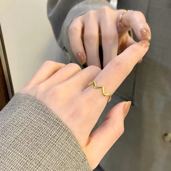 1666 Gold Plated Ring - Image 2