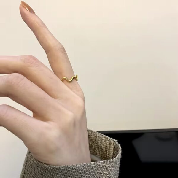 1666 Gold Plated Ring - Image 4