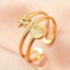 1674 Gold Plated Ring