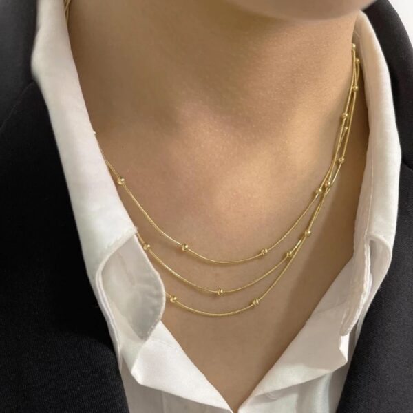 1675 Gold Plated Necklace - Image 4