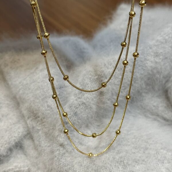 1675 Gold Plated Necklace - Image 3