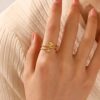 1674 Gold Plated Ring