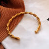 1676 Gold Plated Bangle
