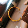 1676 Gold Plated Bangle
