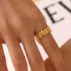 1677 Gold Plated Ring