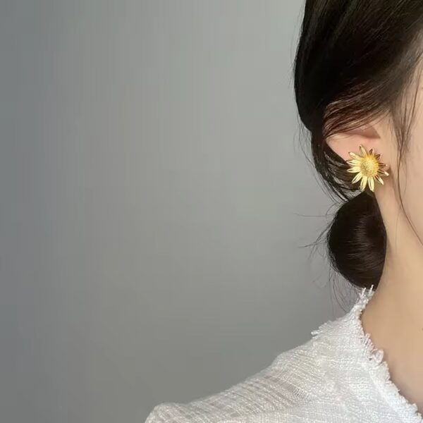 1687 Gold Plated Earrings - Image 2