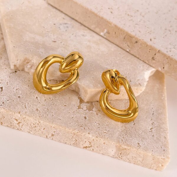 1689 Gold Plated Earrings - Image 5
