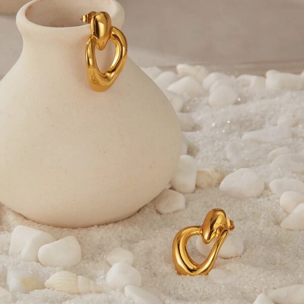 1689 Gold Plated Earrings - Image 6
