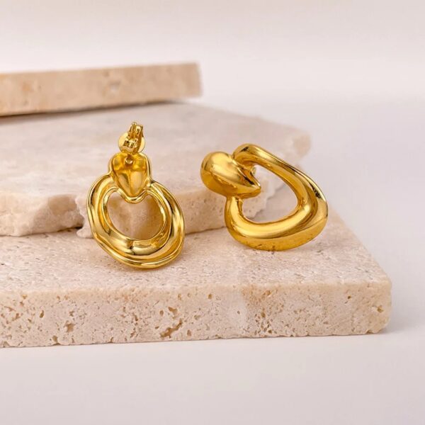 1689 Gold Plated Earrings - Image 7