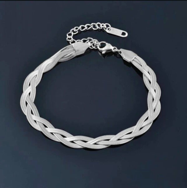 1704 Gold Plated Necklace & Bracelet - Image 6