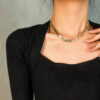 1706 Gold Plated Necklace & Bracelet