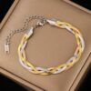 1706 Gold Plated Necklace & Bracelet