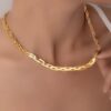 1705 Gold Plated Necklace & Bracelet