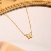 1709 Gold Plated Necklace & Earrings