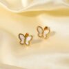 1709 Gold Plated Necklace & Earrings