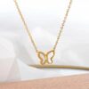1709 Gold Plated Necklace & Earrings