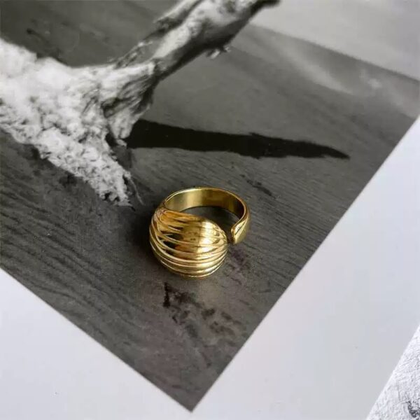 1734 Gold Plated Ring - Image 5