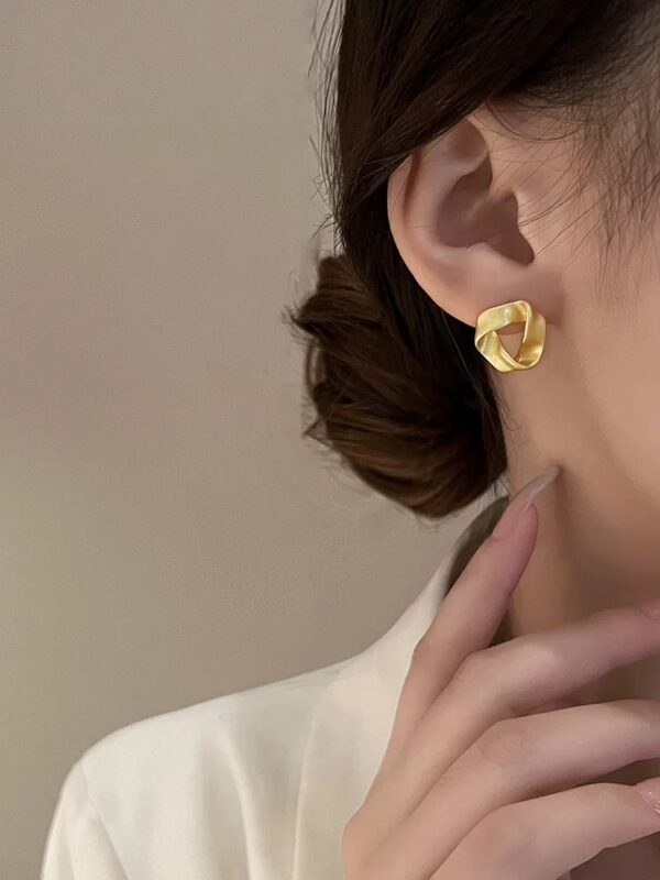 1738 Gold Plated Earrings - Image 3