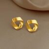 1738 Gold Plated Earrings
