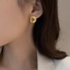 1738 Gold Plated Earrings