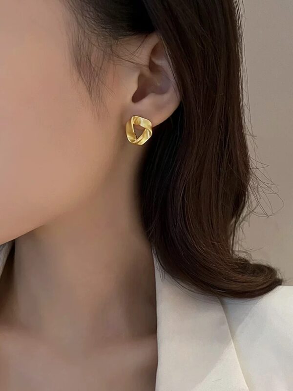 1738 Gold Plated Earrings - Image 4