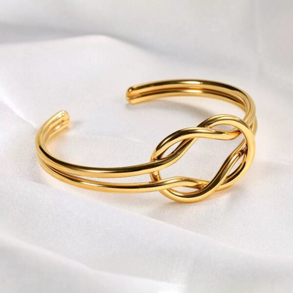 1746 Gold Plated Bangle - Image 2