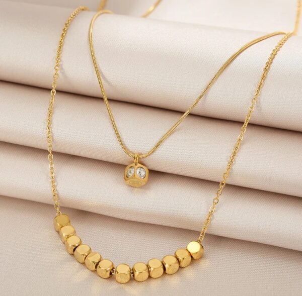 1744 Gold Plated Necklace - Image 3